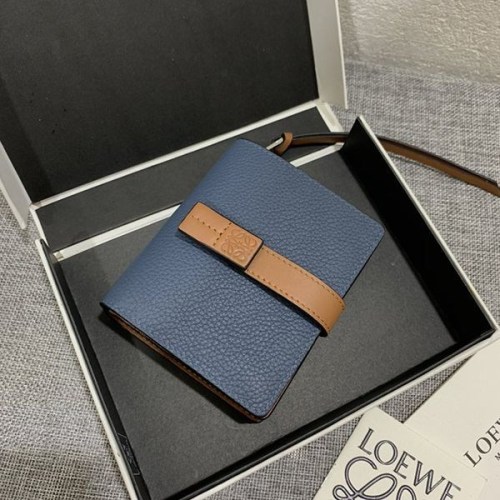 新色登場★ロエベ★コンパクト 偽物Trifold 三つ折りミニ財布 lol80670