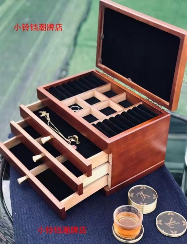 《人気★》ルイヴィトン 2024新作 小物入れ収納ボックス 新居寝具用品 オールドフラワー四層多機能アクセサリーケースです