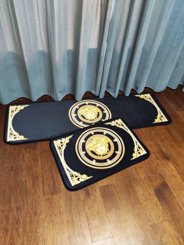 新色登場☆ ヴェルサーチェ 2024新作 バスマットセット キッチンマット トイレ新居玄関マット ベッドルーム浴室オフィス 新居マット 新居寝具用品