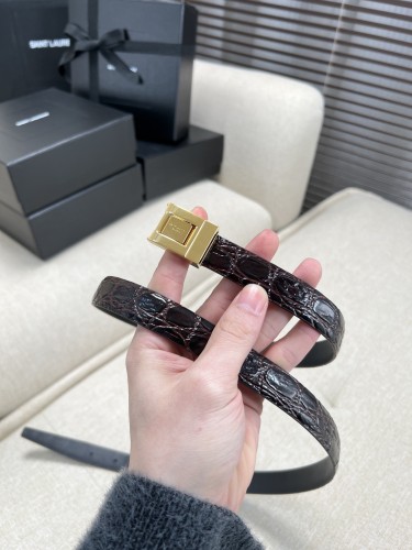 使い勝手良しイヴサンローラン 新作 レディースベルト スーパーコピー 20mm