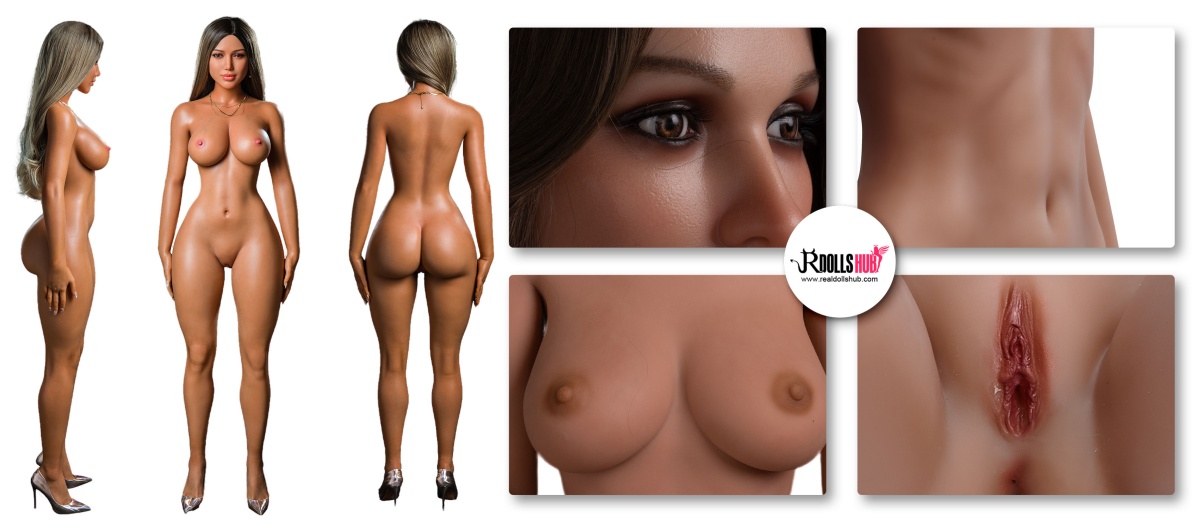 TPE Sex Doll with Silicone Head,Nude three-view sex doll, humanoid design, life-sized sex doll, soft touch, realistic details, high-end craftsmanship